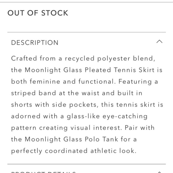 Johnny Was Women’s Bee Active Pleated Tennis Skort Skirt New Without Tag size M - Picture 4 of 8